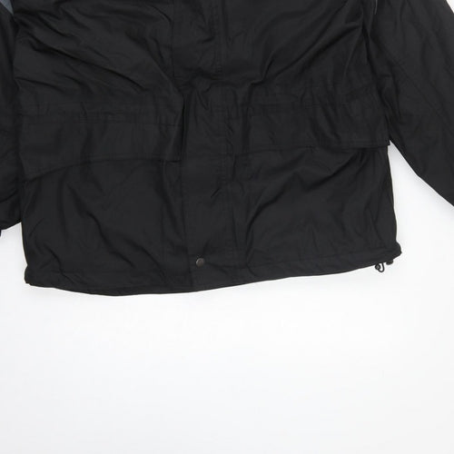 Regatta Men’s Black Grey M Waterproof Hooded Outdoor Jacket
