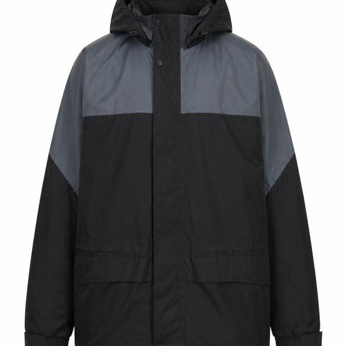 Regatta Men’s Black Grey M Waterproof Hooded Outdoor Jacket