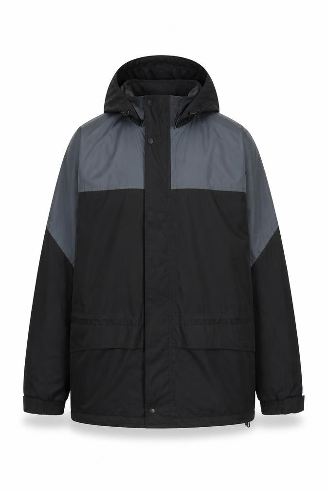 Regatta Men’s Black Grey M Waterproof Hooded Outdoor Jacket