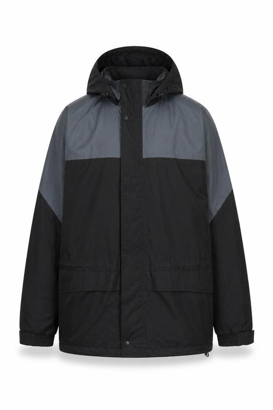 Regatta Men’s Black Grey M Waterproof Hooded Outdoor Jacket