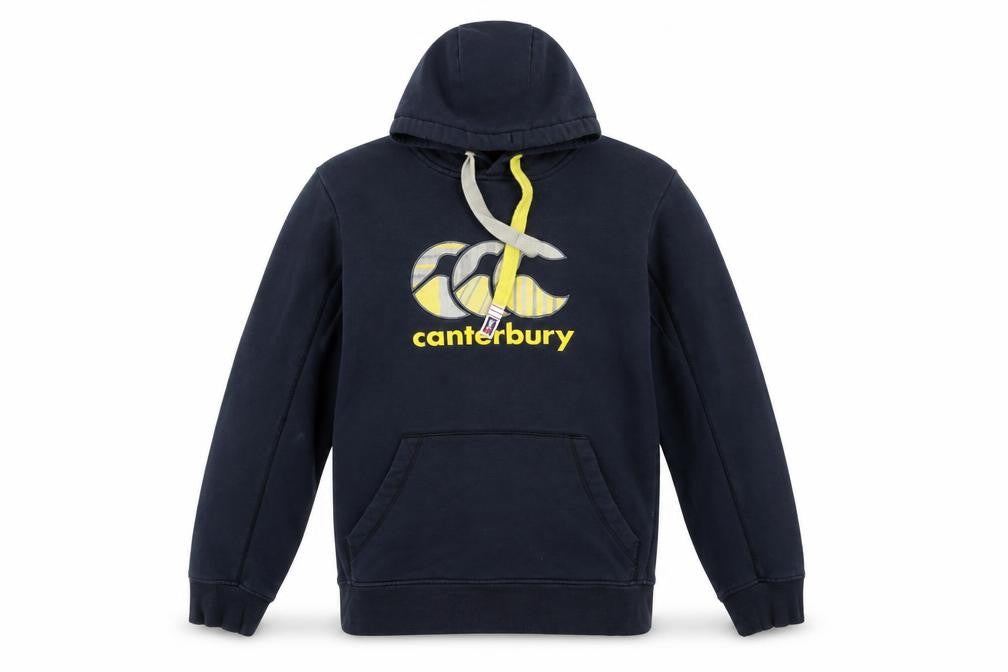 Canterbury Men’s Blue XL Pullover Hoodie Rugby Logo Pocket