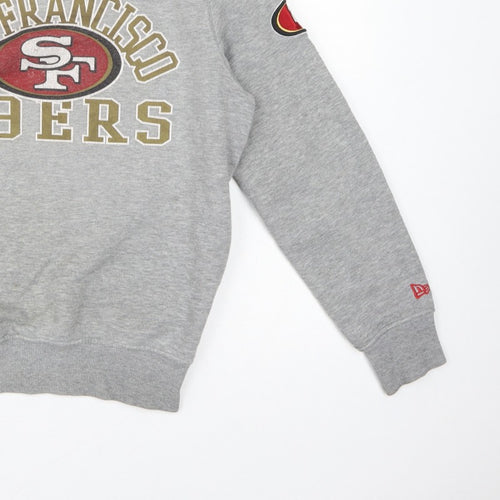 New Era Unisex Grey S San Francisco 49ers NFL Logo Sweatshirt