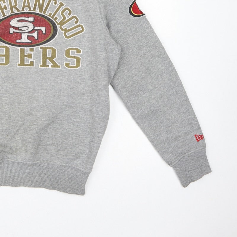 New Era Unisex Grey S San Francisco 49ers NFL Logo Sweatshirt