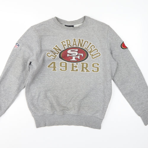 New Era Unisex Grey S San Francisco 49ers NFL Logo Sweatshirt