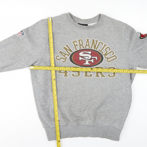 New Era Unisex Grey S San Francisco 49ers NFL Logo Sweatshirt