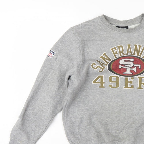 New Era Unisex Grey S San Francisco 49ers NFL Logo Sweatshirt