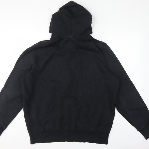 Nike Men’s Black 2XL Full Zip Hooded Fleece Logo Hoodie