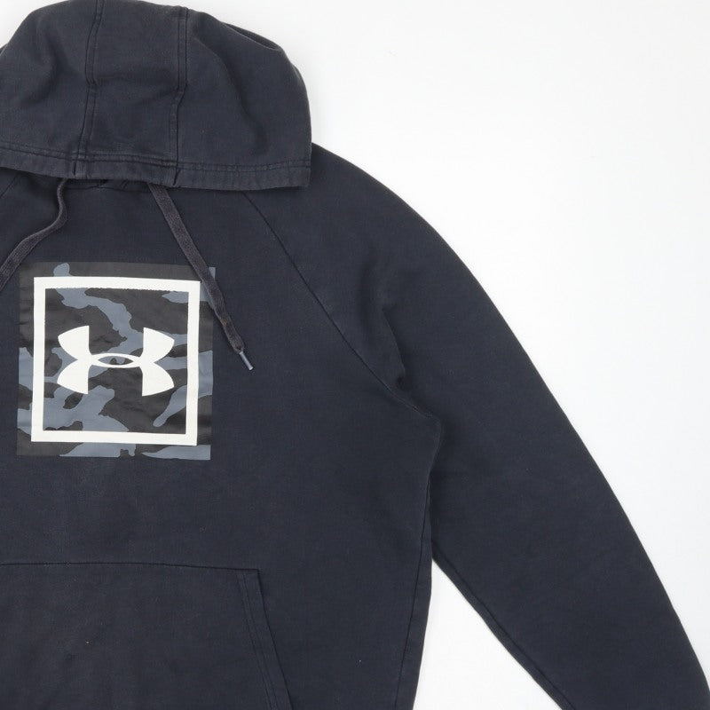 Additional view of Under Armour Men’s Black M Pullover Hoodie Camo Logo Fleece