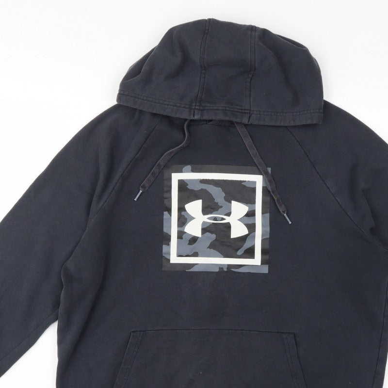 Additional view of Under Armour Men’s Black M Pullover Hoodie Camo Logo Fleece