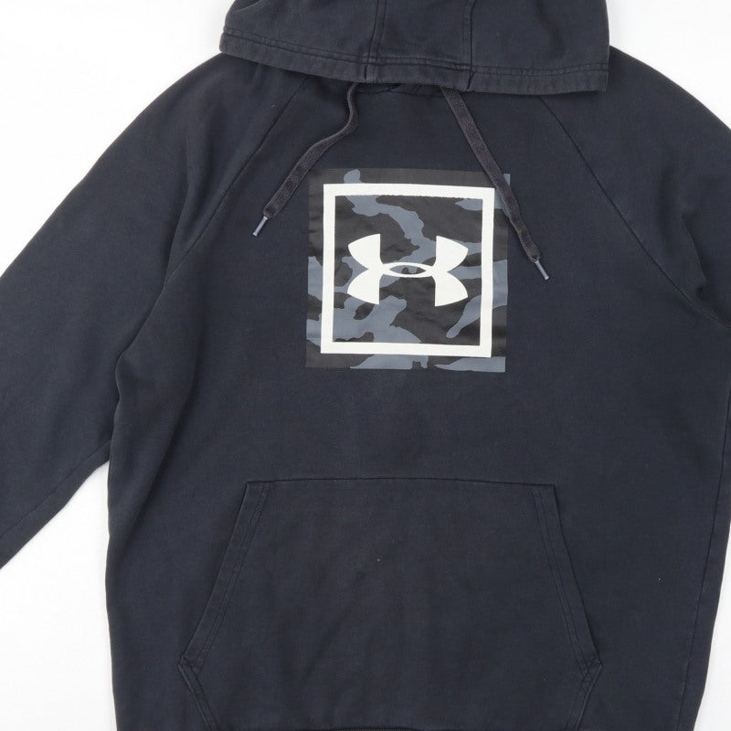 Additional view of Under Armour Men’s Black M Pullover Hoodie Camo Logo Fleece