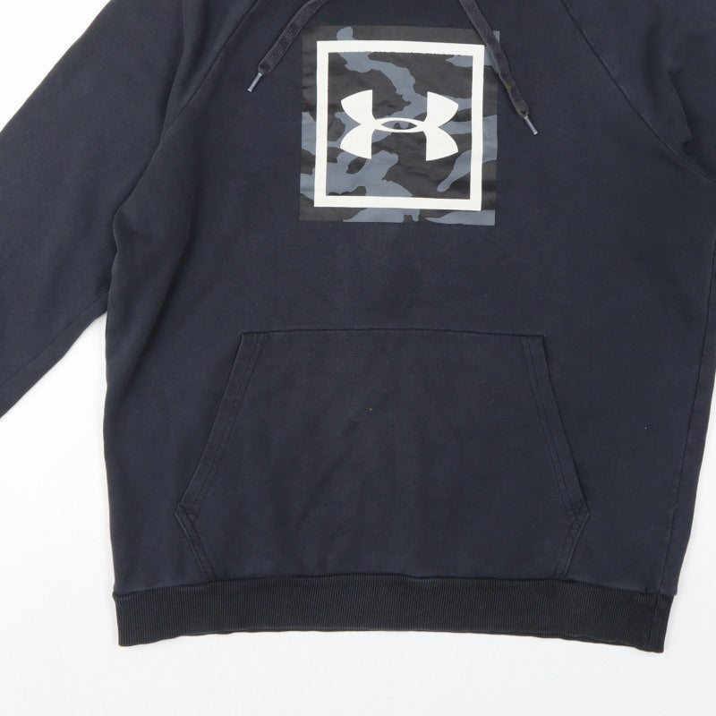 Additional view of Under Armour Men’s Black M Pullover Hoodie Camo Logo Fleece