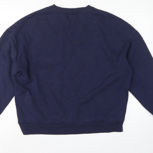 Russell Athletic Unisex Adults Blue M Pullover Basketball Graphic Sweatshirt