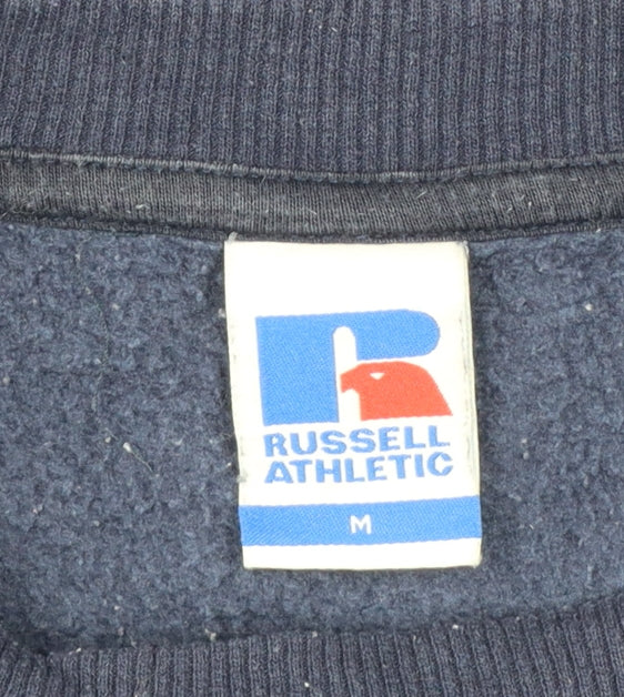 Russell Athletic Unisex Adults Blue M Pullover Basketball Graphic Sweatshirt