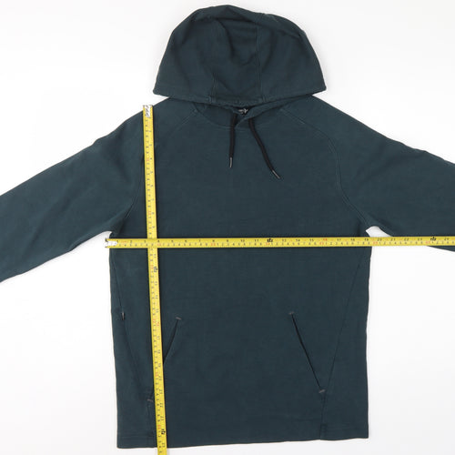 Old Navy Active Men’s Blue S Pullover Hoodie Stretch Fleece Pockets