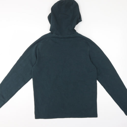 Old Navy Active Men’s Blue S Pullover Hoodie Stretch Fleece Pockets