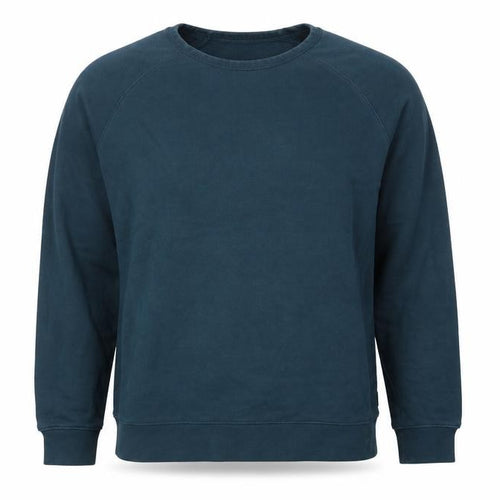 Marks and Spencer Men’s Blue XL Crew Neck Pullover Cotton Sweatshirt