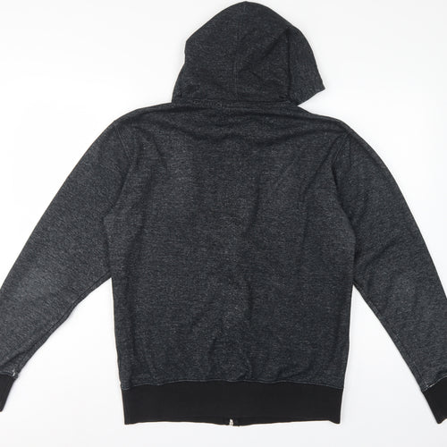 Fox Men’s Grey M Full Zip Logo Fleece Hoodie