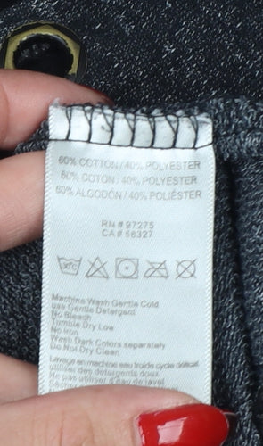 Fox Men’s Grey M Full Zip Logo Fleece Hoodie