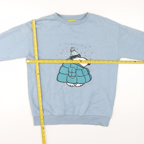George Teens Blue S 8-10 Snoopy Peanuts Graphic Pullover Sweatshirt