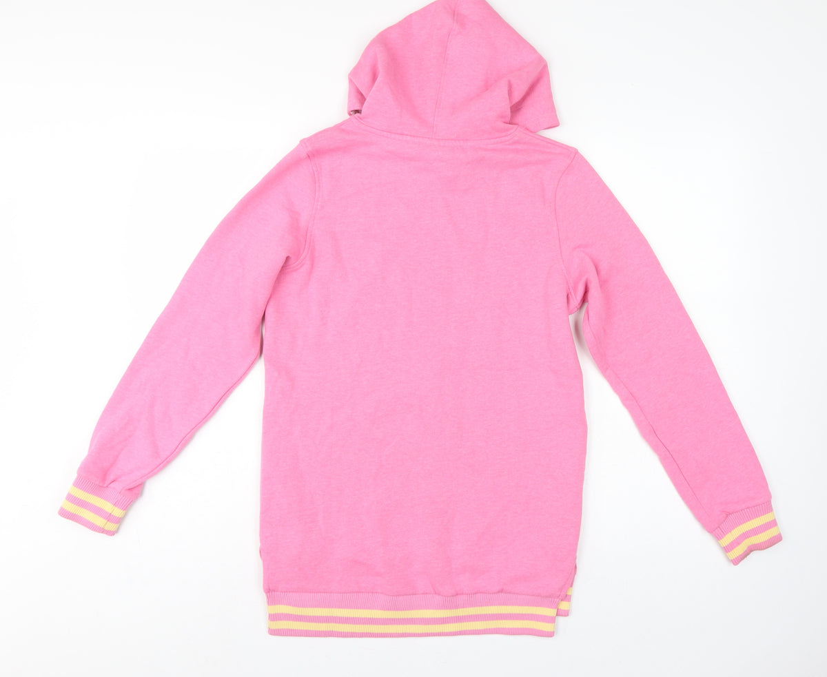 Saltrock Girls Pink 11-12 Years Pullover Hoodie Beach Graphic Cotton
