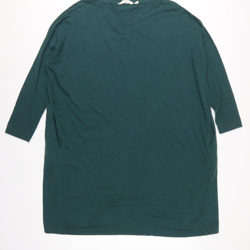 Seasalt Cornwall Women’s Green UK 12 Shift Jersey Pocket Dress