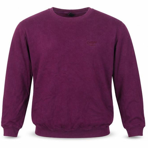 Cotton Traders Men’s Purple L Pullover Crew Neck Logo Sweatshirt