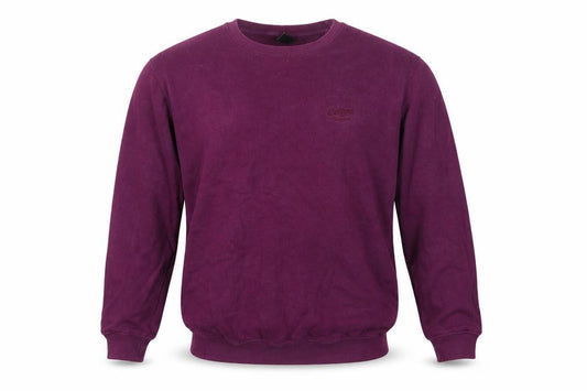 Cotton Traders Men’s Purple L Pullover Crew Neck Logo Sweatshirt