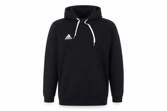Adidas Men’s Black L Pullover Hoodie Logo Fleece Sports