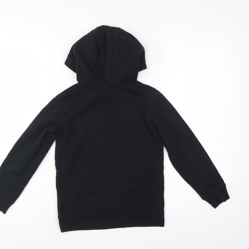 Nike Boys Black 6-7 Years Pullover Hoodie Logo Pocket