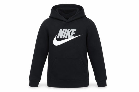 Nike Boys Black 6-7 Years Pullover Hoodie Logo Pocket