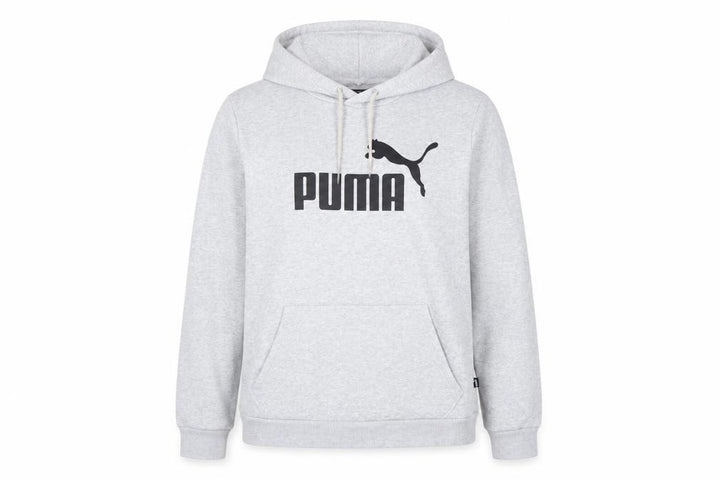 Puma Women’s Grey XL Logo Pullover Hoodie Hooded Cotton Blend