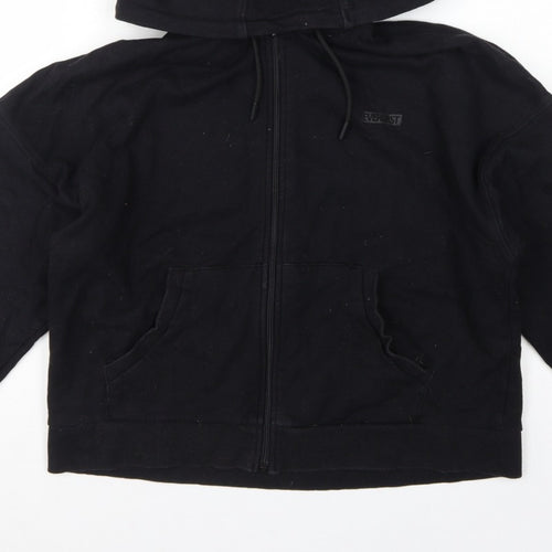 Everlast Women’s Black UK 14 Full Zip Hooded Fleece Hoodie Logo