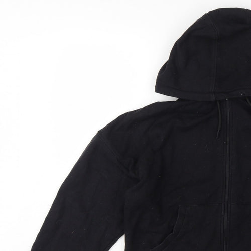 Everlast Women’s Black UK 14 Full Zip Hooded Fleece Hoodie Logo