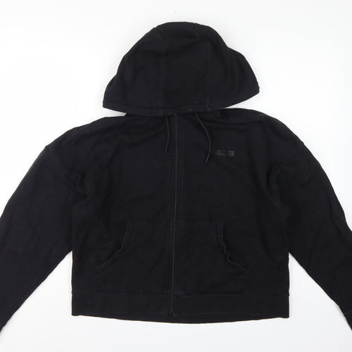 Everlast Women’s Black UK 14 Full Zip Hooded Fleece Hoodie Logo