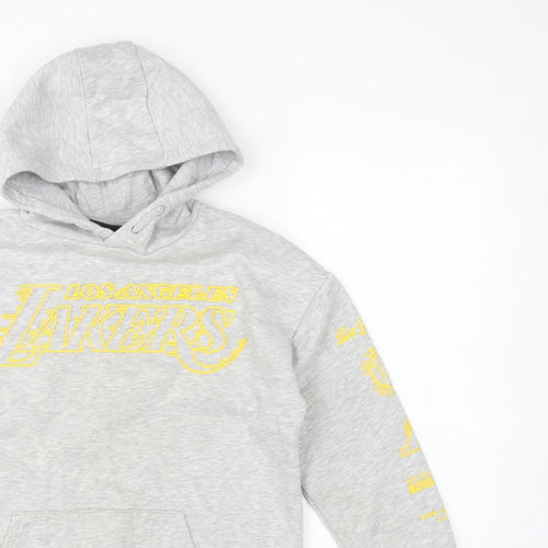 NBA Boys Grey 9-10 Years LA Lakers Pullover Hoodie Basketball