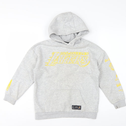 NBA Boys Grey 9-10 Years LA Lakers Pullover Hoodie Basketball