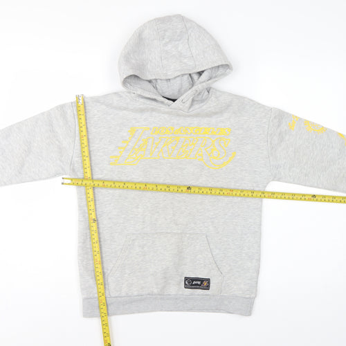 NBA Boys Grey 9-10 Years LA Lakers Pullover Hoodie Basketball