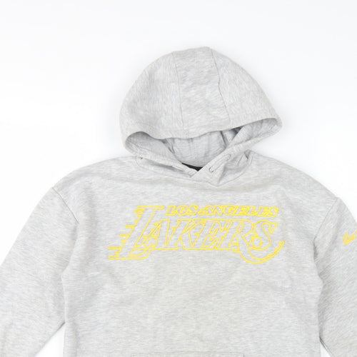 NBA Boys Grey 9-10 Years LA Lakers Pullover Hoodie Basketball