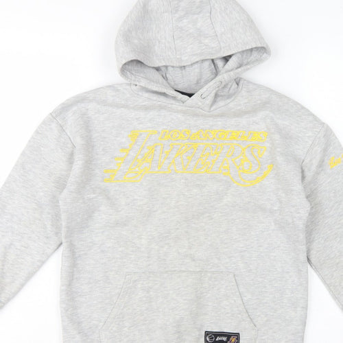NBA Boys Grey 9-10 Years LA Lakers Pullover Hoodie Basketball