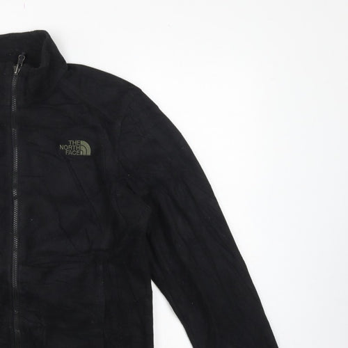 The North Face Men Black Small Fleece Full Zip Outdoor Jacket
