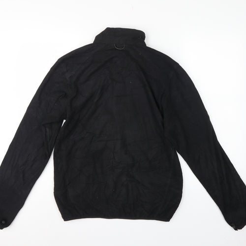 The North Face Men Black Small Fleece Full Zip Outdoor Jacket