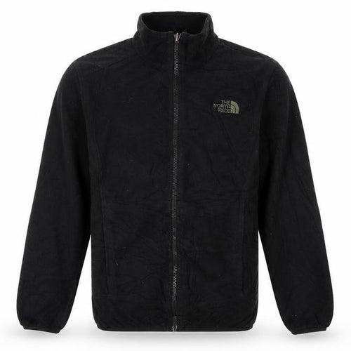 The North Face Men Black Small Fleece Full Zip Outdoor Jacket