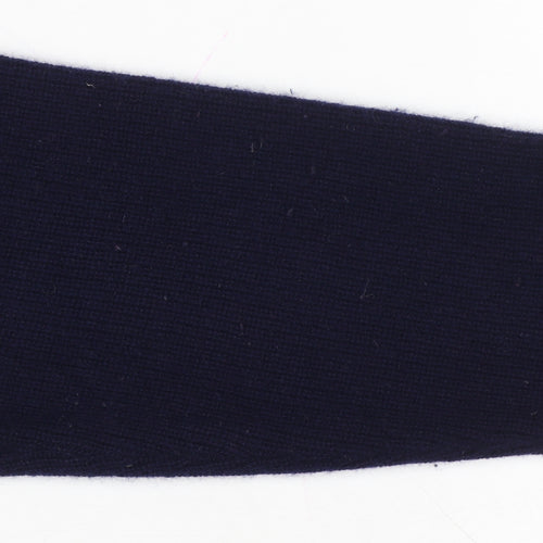 Jaeger Men's Blue M Wool Cashmere V-Neck Pullover Jumper