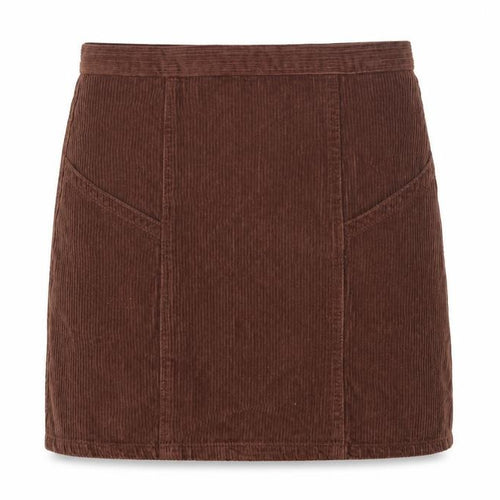 ASOS Design Women Brown UK 10 Corduroy Mini Pencil Skirt Pockets