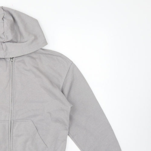 H&M Divided Women’s Grey XS Full Zip Hooded Fleece Hoodie