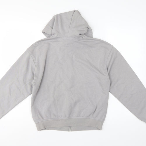 H&M Divided Women’s Grey XS Full Zip Hooded Fleece Hoodie