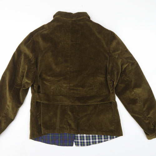 Gallego Desportes Women’s Brown L Corduroy Button Jacket