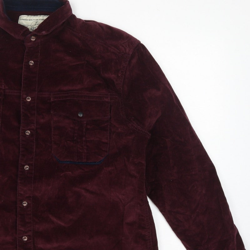 Additional view of Jack South Men’s Red L Corduroy Western Button-Up Shirt