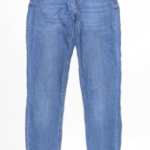 Crew Clothing Company Women’s Blue Skinny Jeans UK 8S Stretch Denim