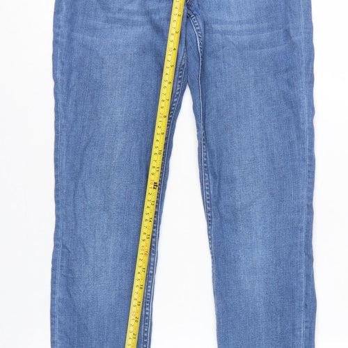 Crew Clothing Company Women’s Blue Skinny Jeans UK 8S Stretch Denim